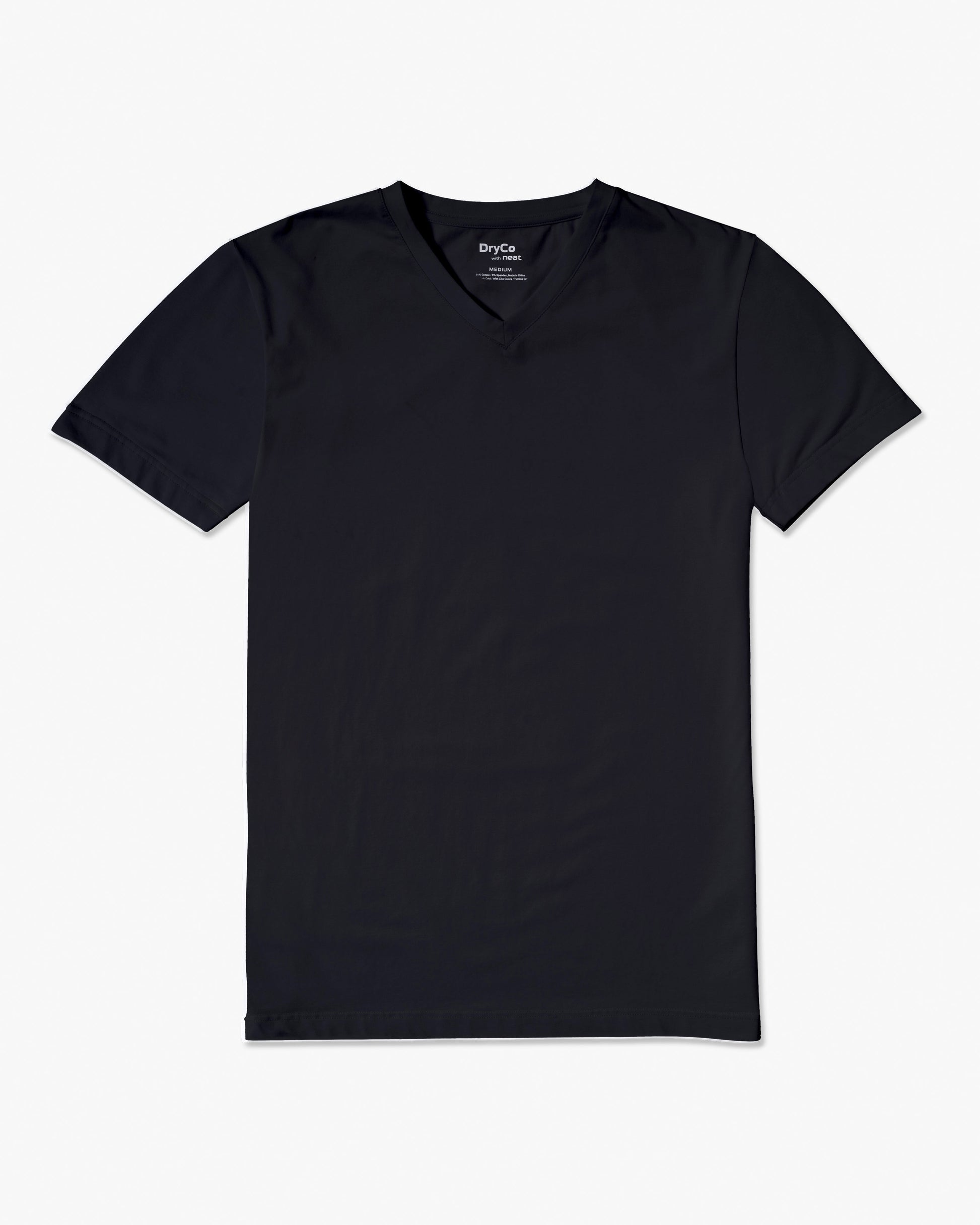 Flats V-Neck Black New Neat