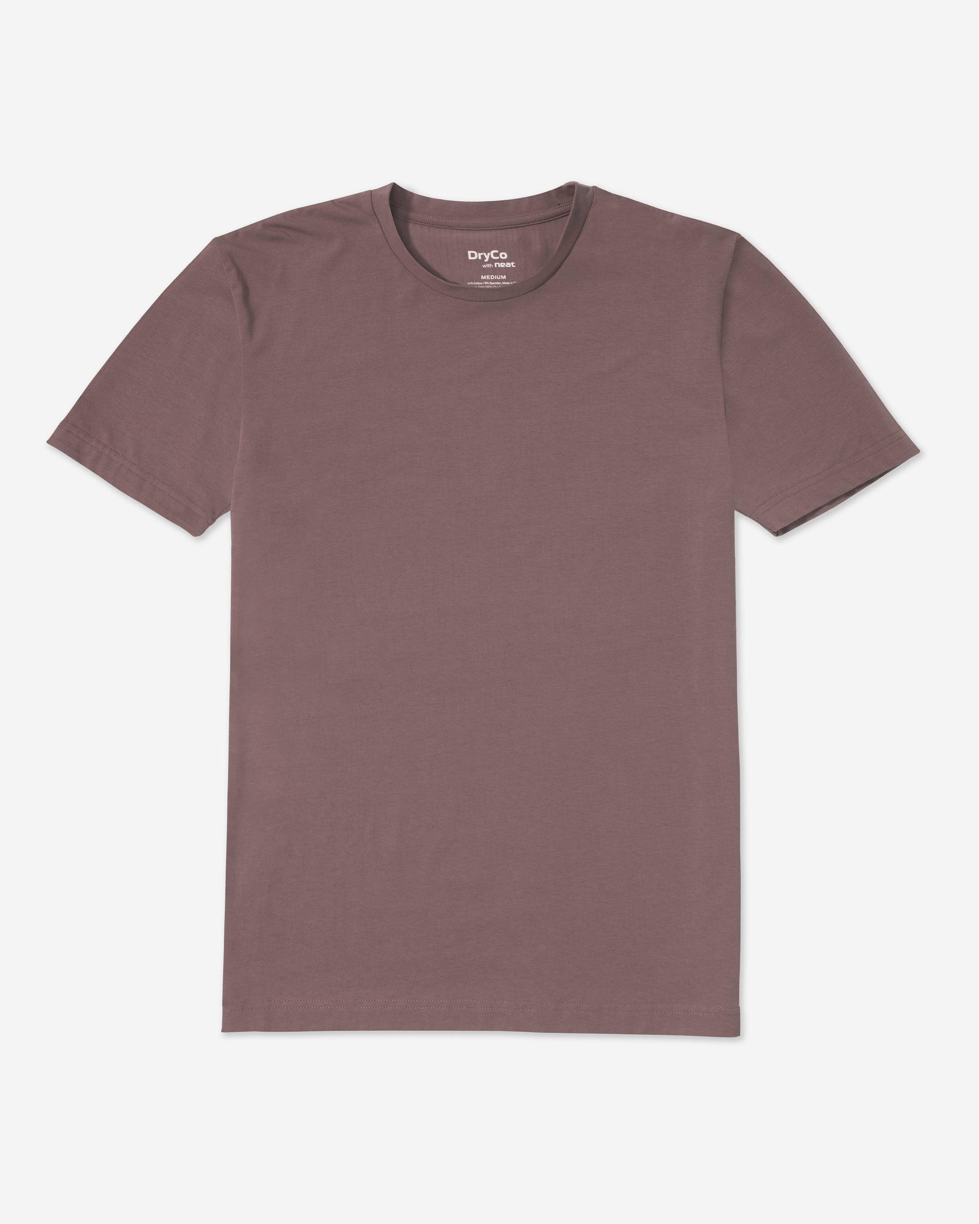 Flats Red Crew Neck