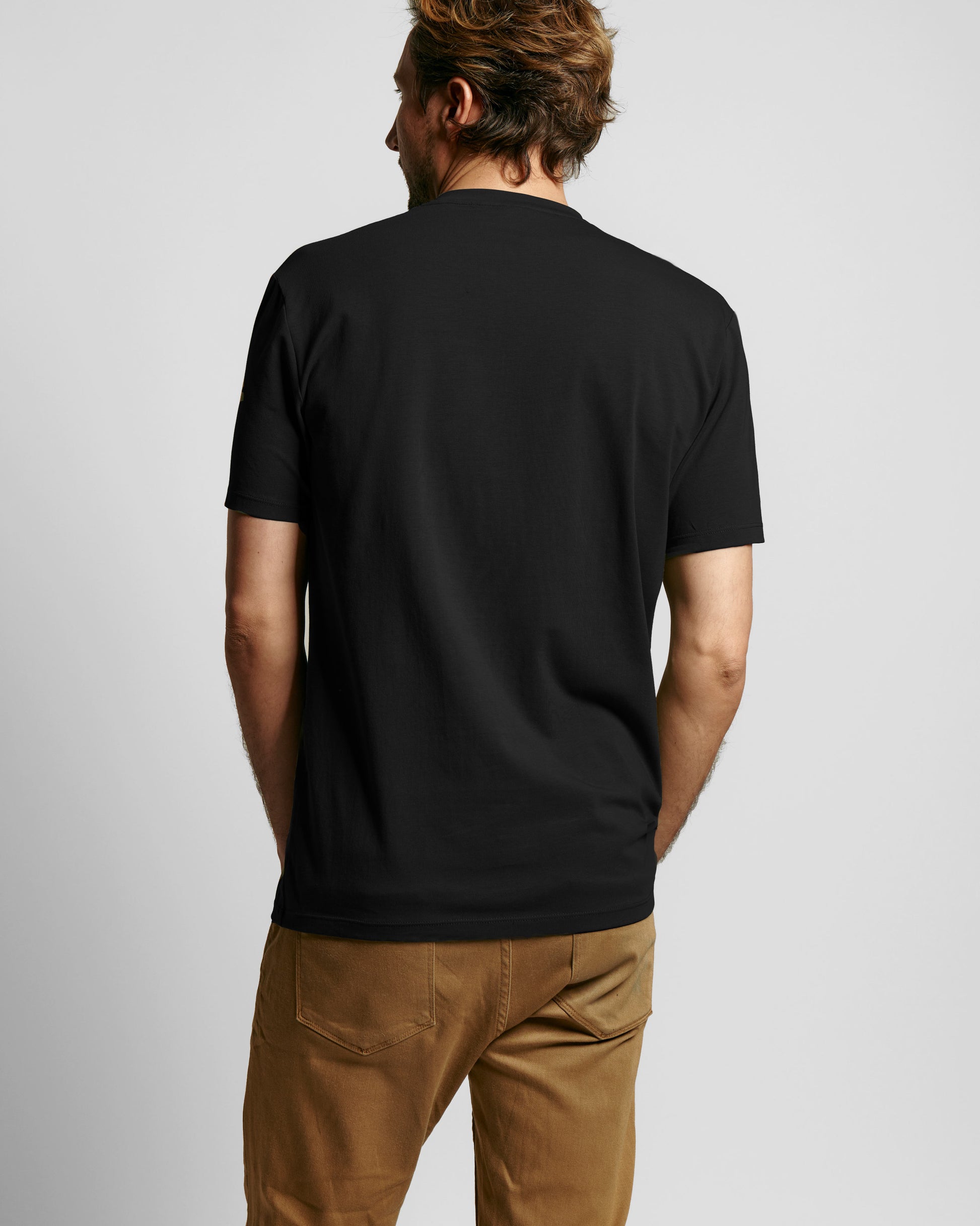 Neat Sweat Proof Shirt Pocket Tee Black Back