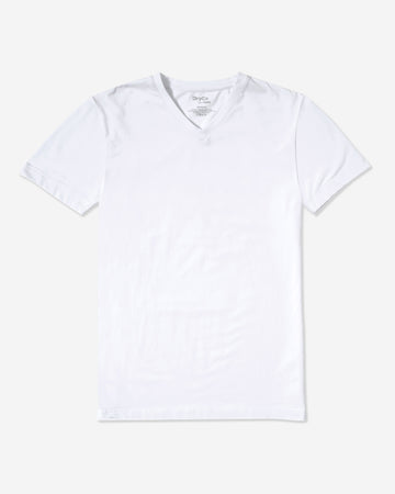 White V Neck With Background