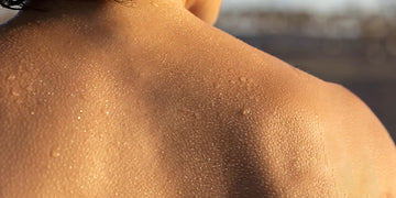 Man struggling with high temperature