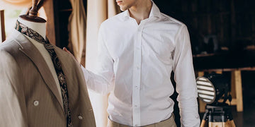 Groom preparing for his wedding