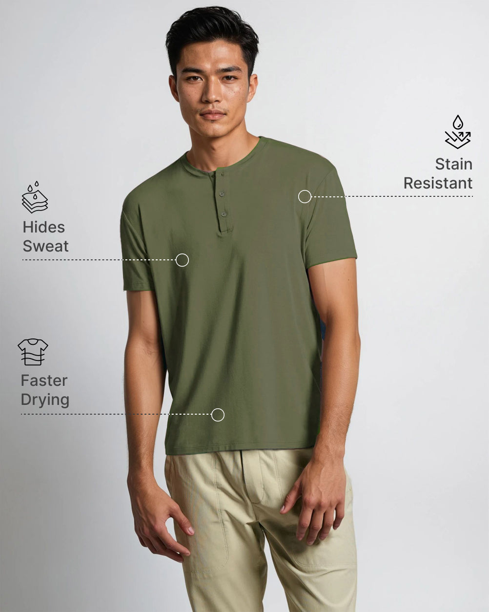 Sweat Defender Henley (Pre-Order)
