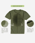 Green Inside Of Shirt When Wet with Graphics