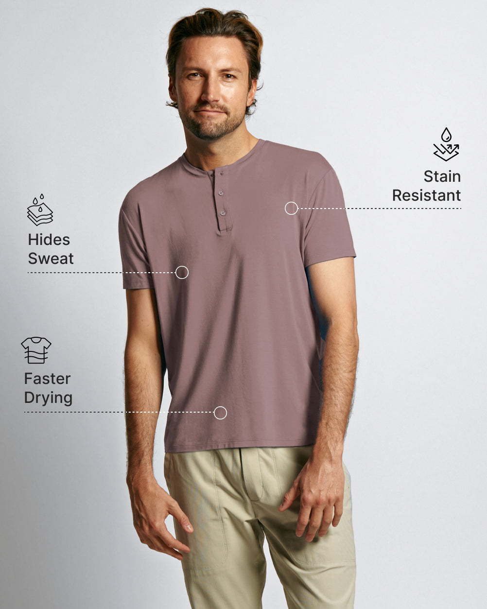 Sweat Defender Henley