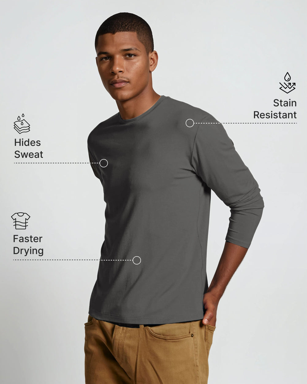 Sweat Defender Long Sleeve Crew