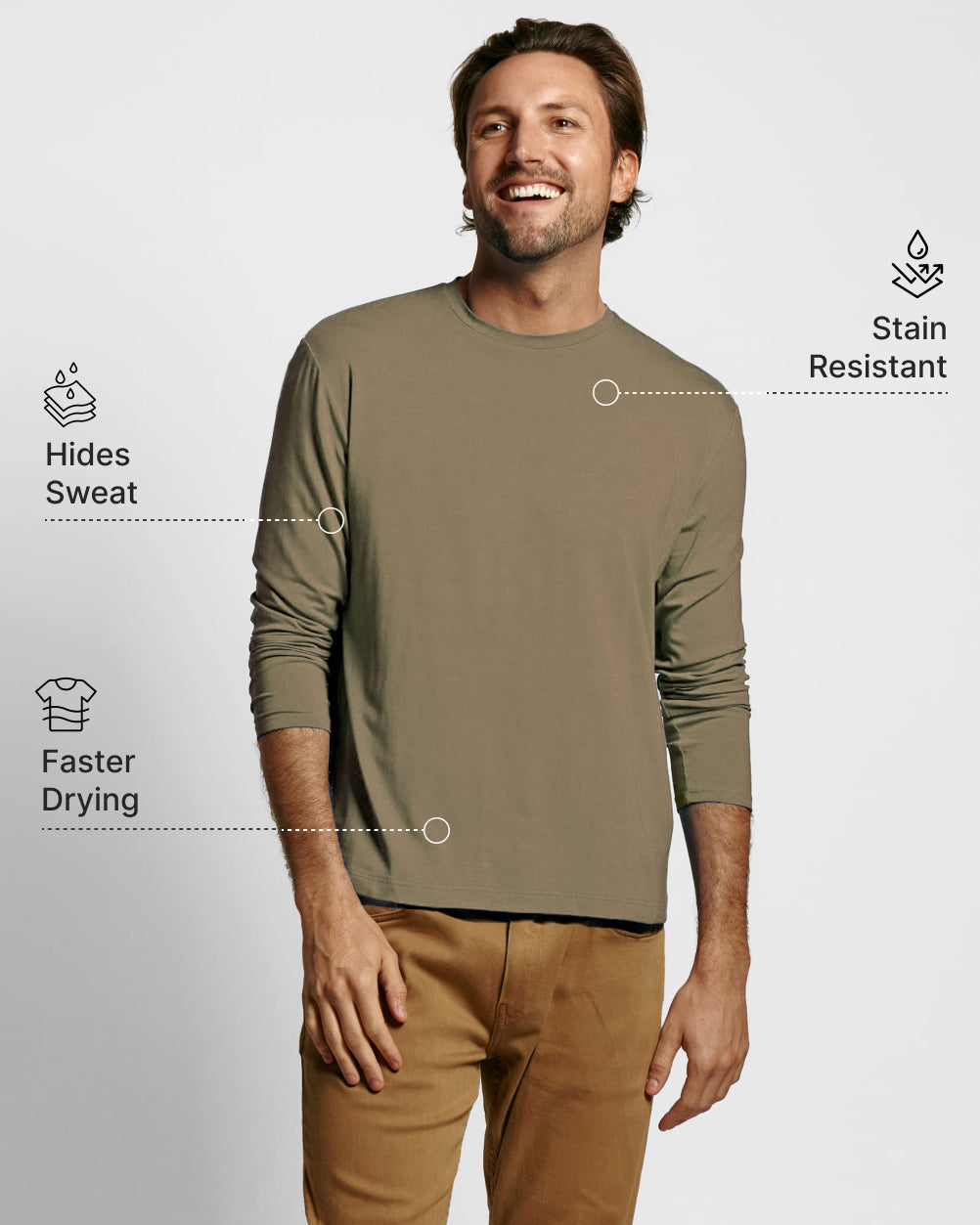 Sweat Defender Long Sleeve Crew