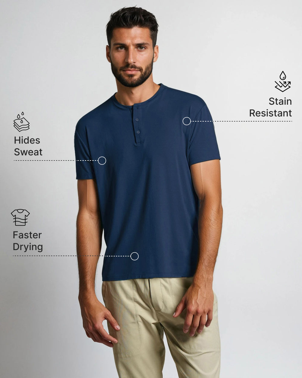Sweat Defender Henley (Pre-Order)