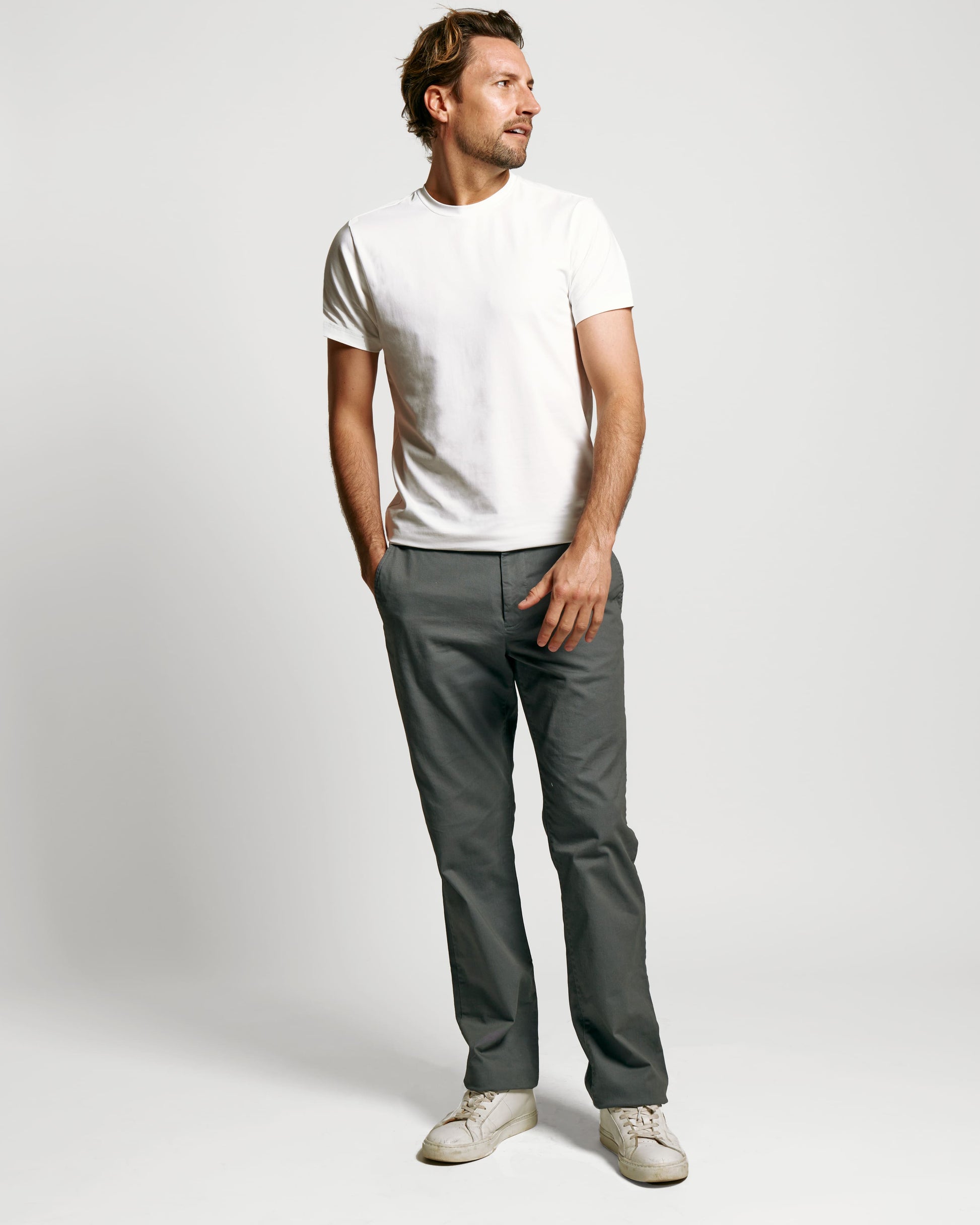 Neat SweatProof CrewNeck Undershirt PDP White