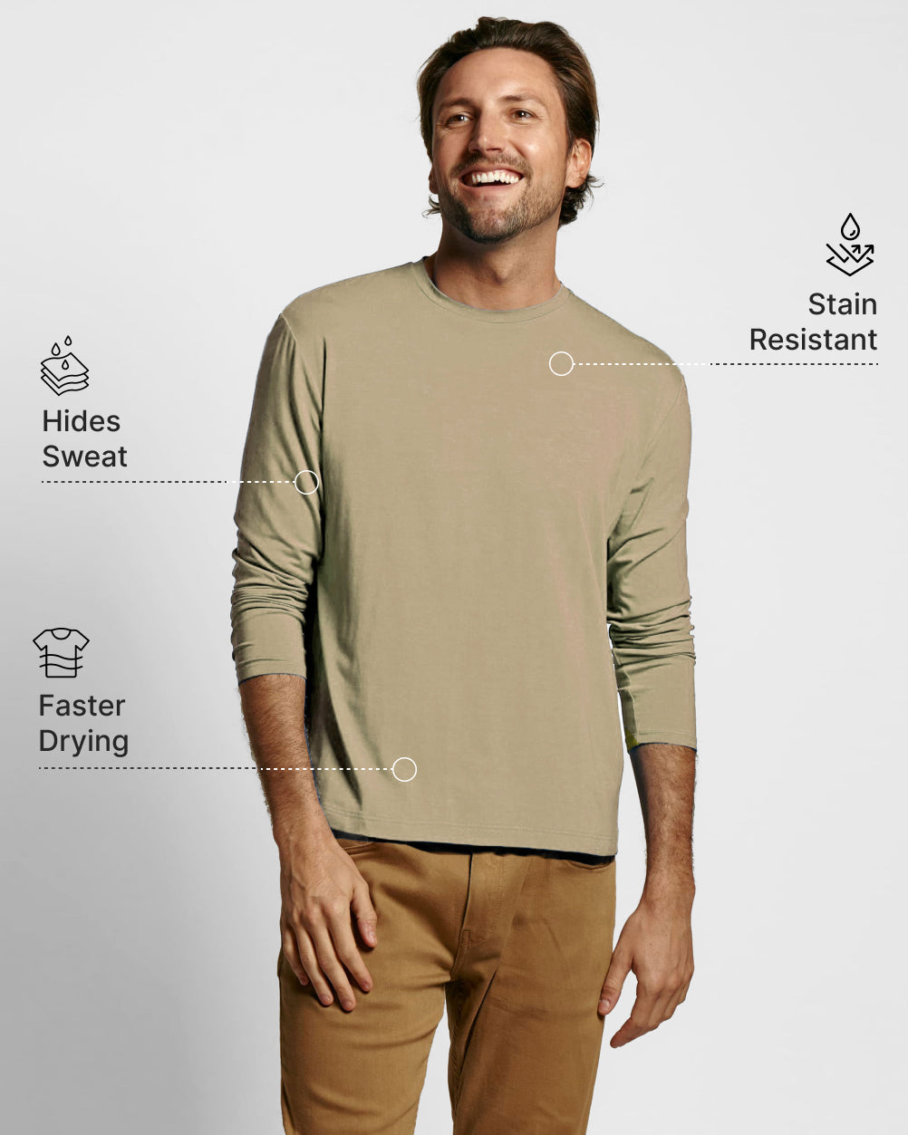 Sweat Defender Long Sleeve Crew