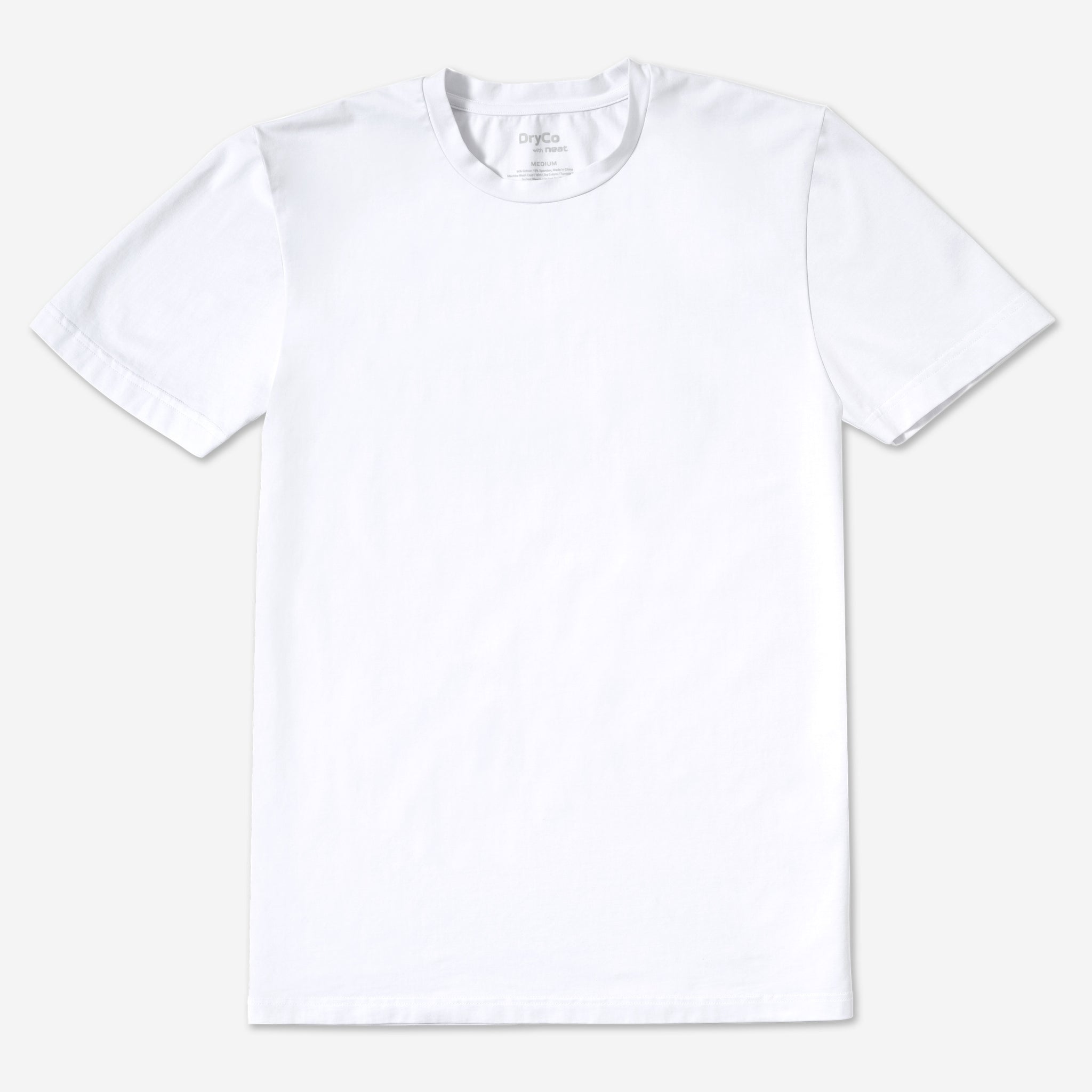 White Crew Neck With Background