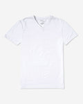 White V Neck With Background