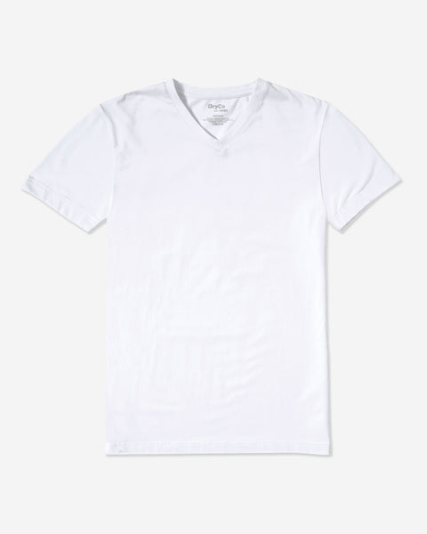【新品】willfully v neck shirt cuffs sweat White-V-Neck_With-