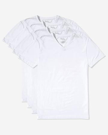 Sweat Defender V Neck Undershirt 4 Pack