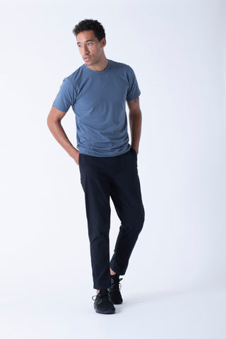 model with anti-sweat t-shirt